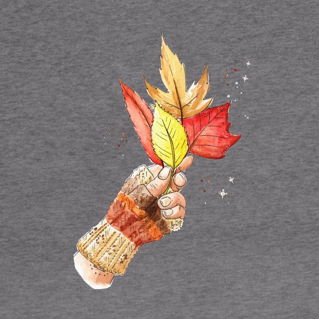 Fall Leaves by Vicky Kuhn Illustration